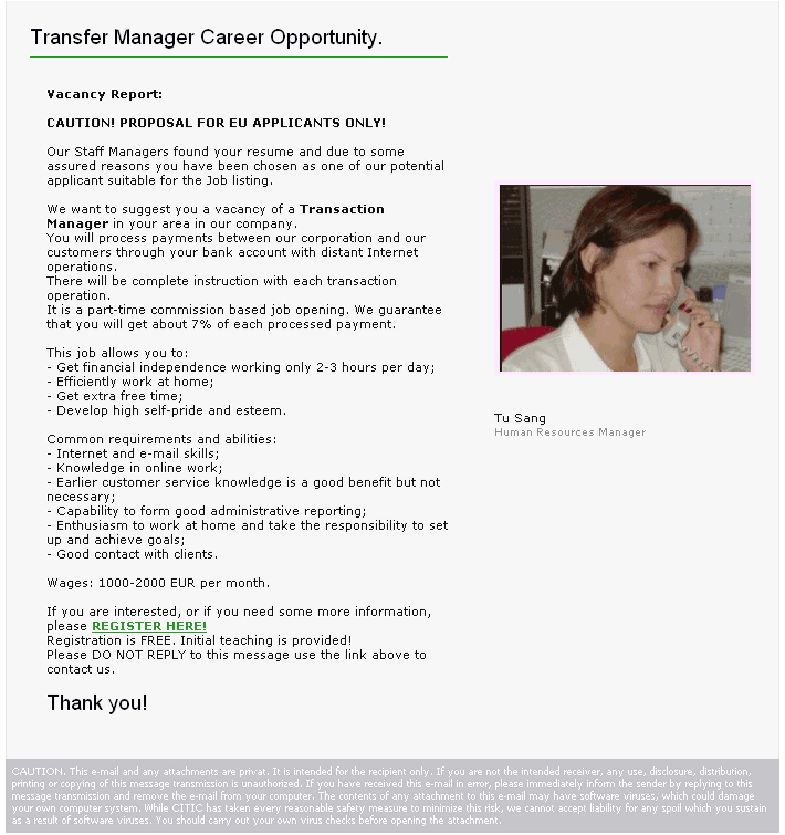 Email Scam